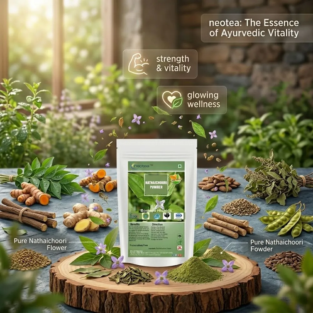 Neotea Nathaichoori Powder | Borreria Articularis Herbal Powder | Traditional Herb | Natural Plant Powder