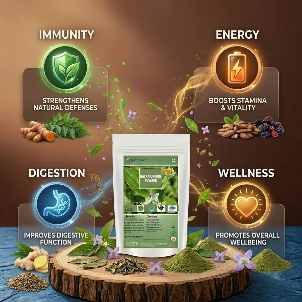 Neotea Nathaichoori Powder | Borreria Articularis Herbal Powder | Traditional Herb | Natural Plant Powder