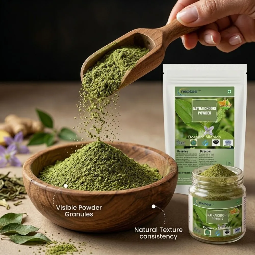 Neotea Nathaichoori Powder | Borreria Articularis Herbal Powder | Traditional Herb | Natural Plant Powder