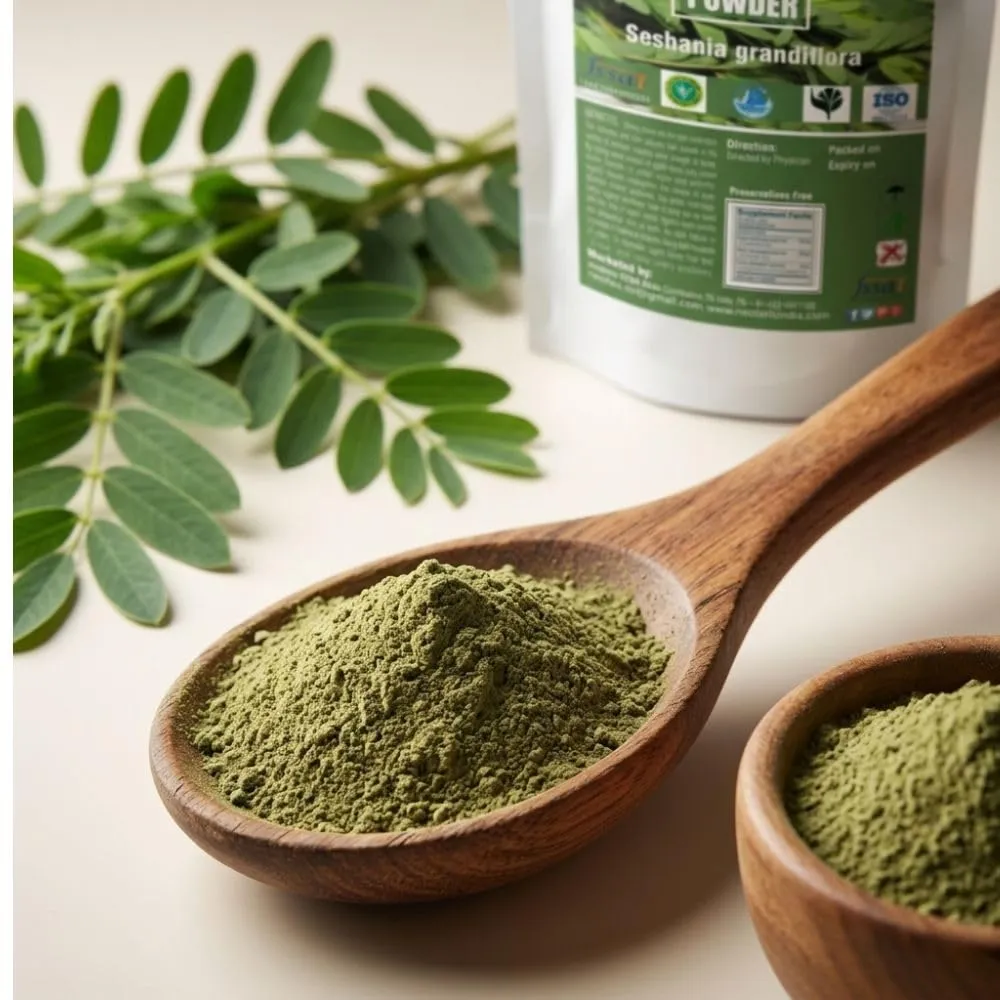 Neotea Agathi Keerai Powder | Sesbania grandiflora Leaf Powder | Traditionally Used Greens Powder | Natural Plant-Based Ingredient