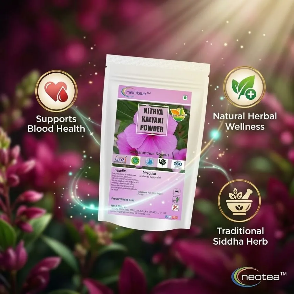 Neotea Nithya Kalyani Powder | Traditional Herbal Powder | Finely Ground Plant-Based Ingredient