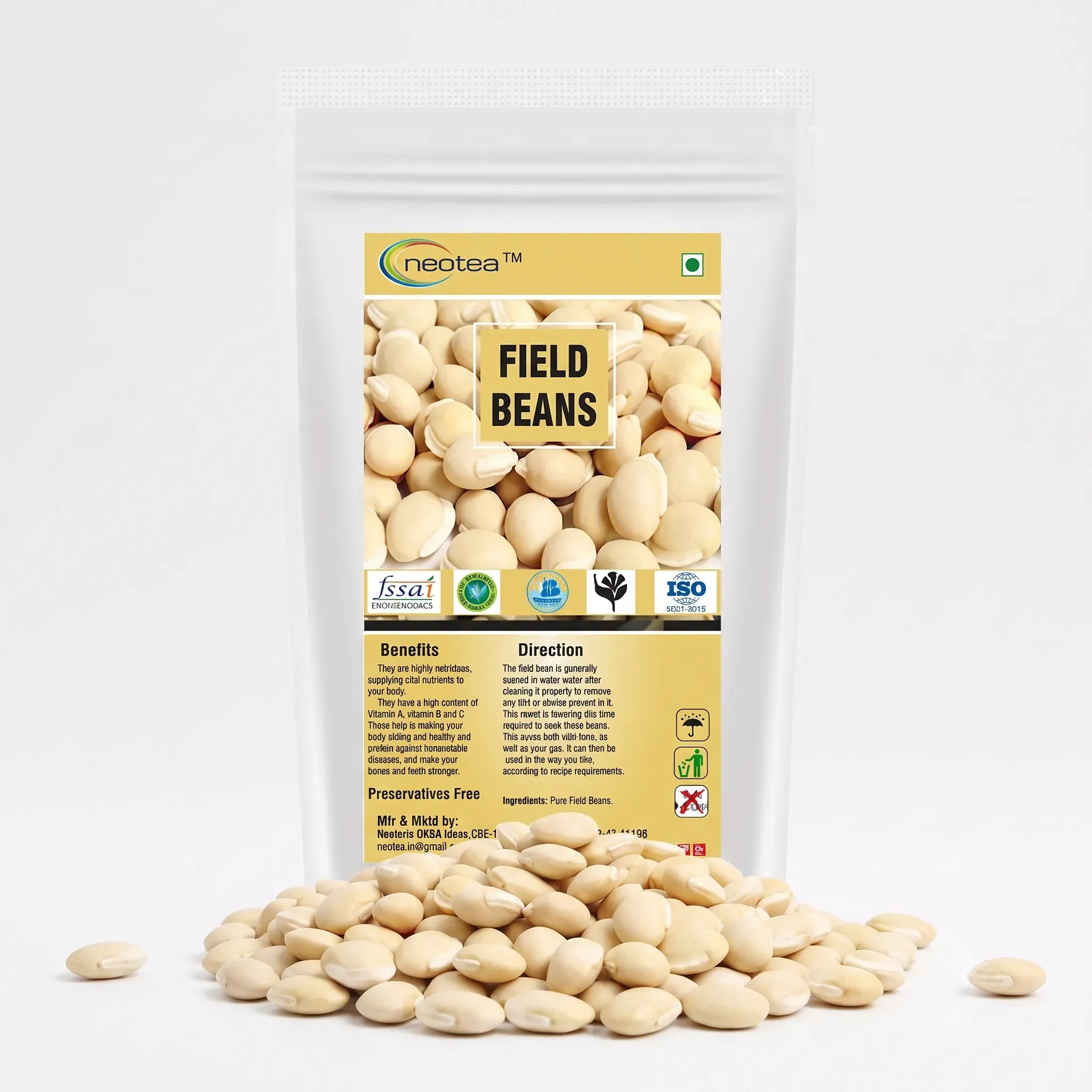 Neotea Field Beans | Hyacinth Mochai Kottai | Kadwe Vaal | Lima Double Beans