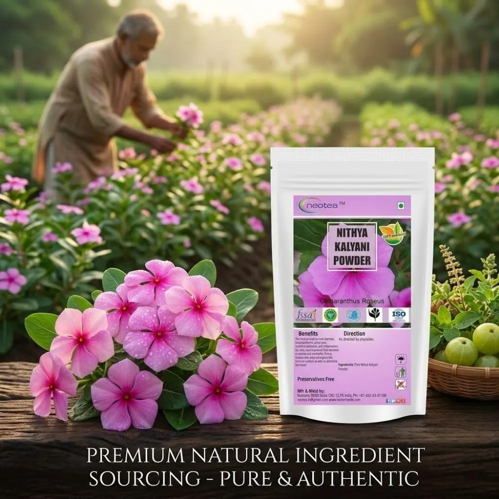 Nithya Kalyani Powder | Traditional Herbal Powder | Finely Ground Plant-Based Ingredient