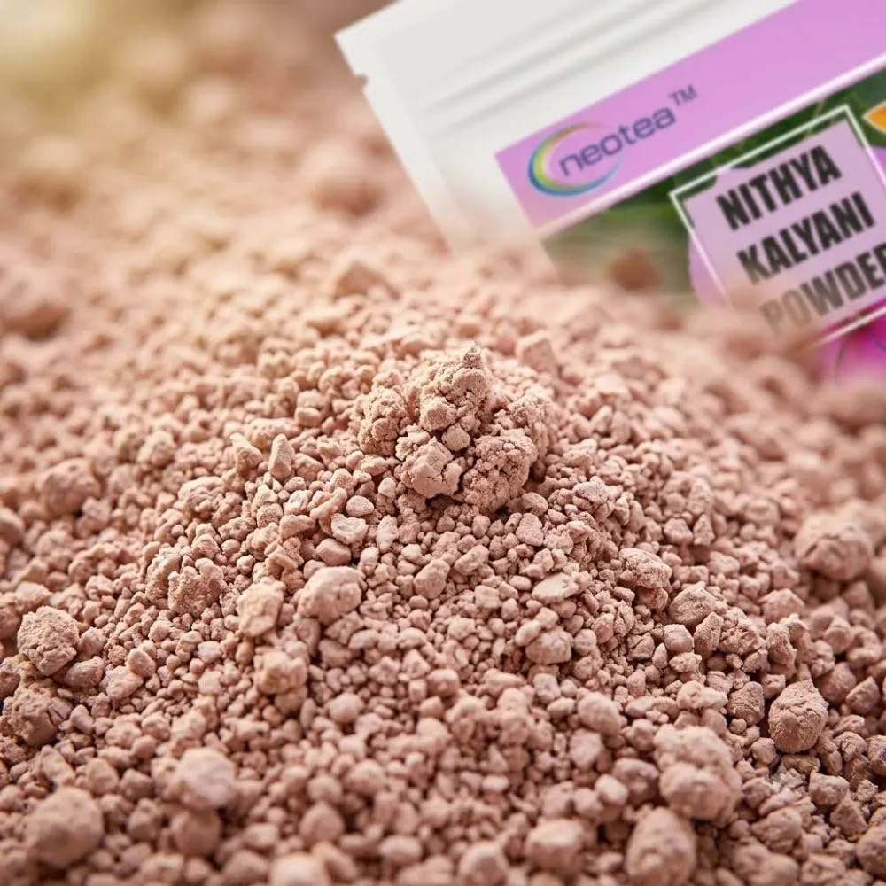 Nithya Kalyani Powder | Traditional Herbal Powder | Finely Ground Plant-Based Ingredient
