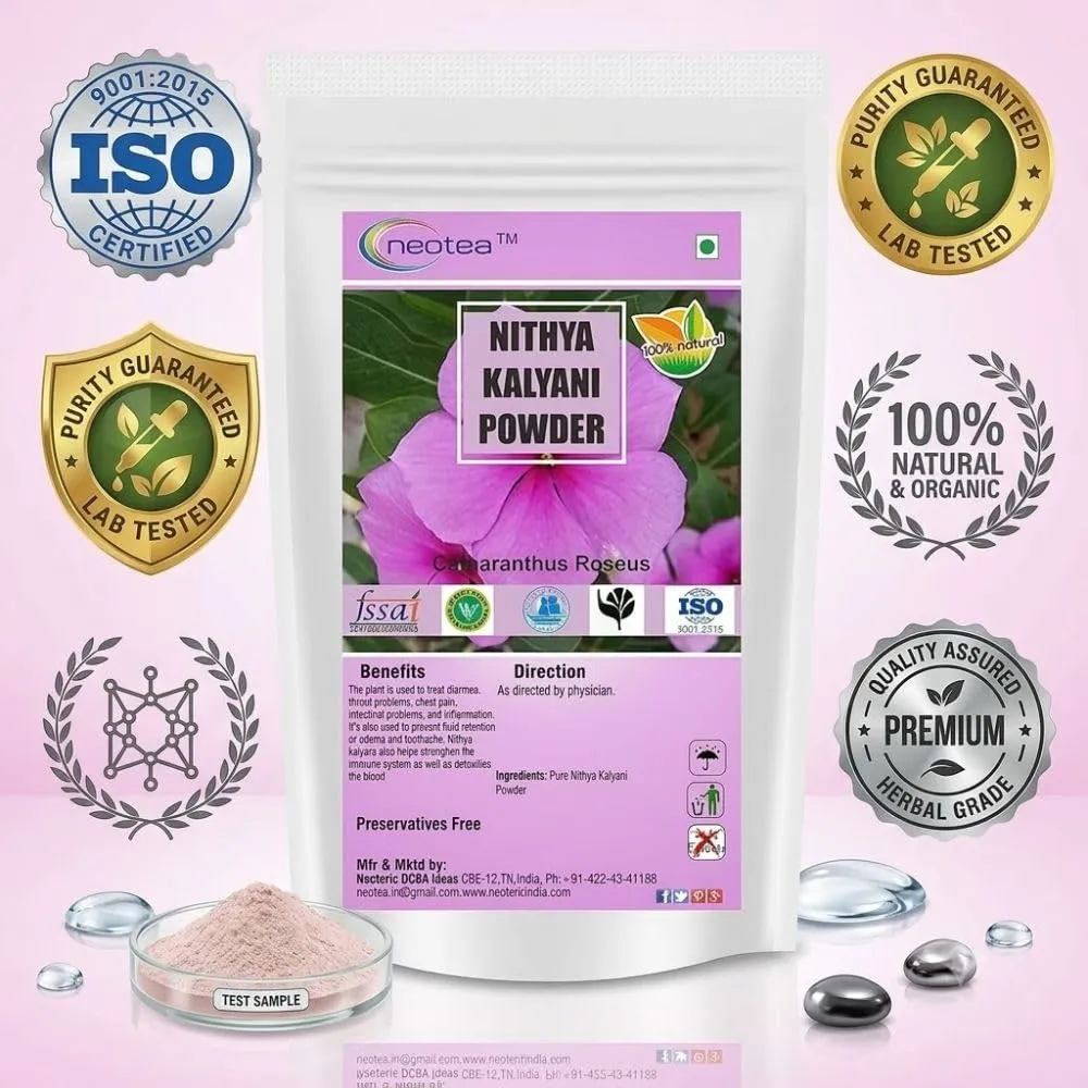 Nithya Kalyani Powder | Traditional Herbal Powder | Finely Ground Plant-Based Ingredient