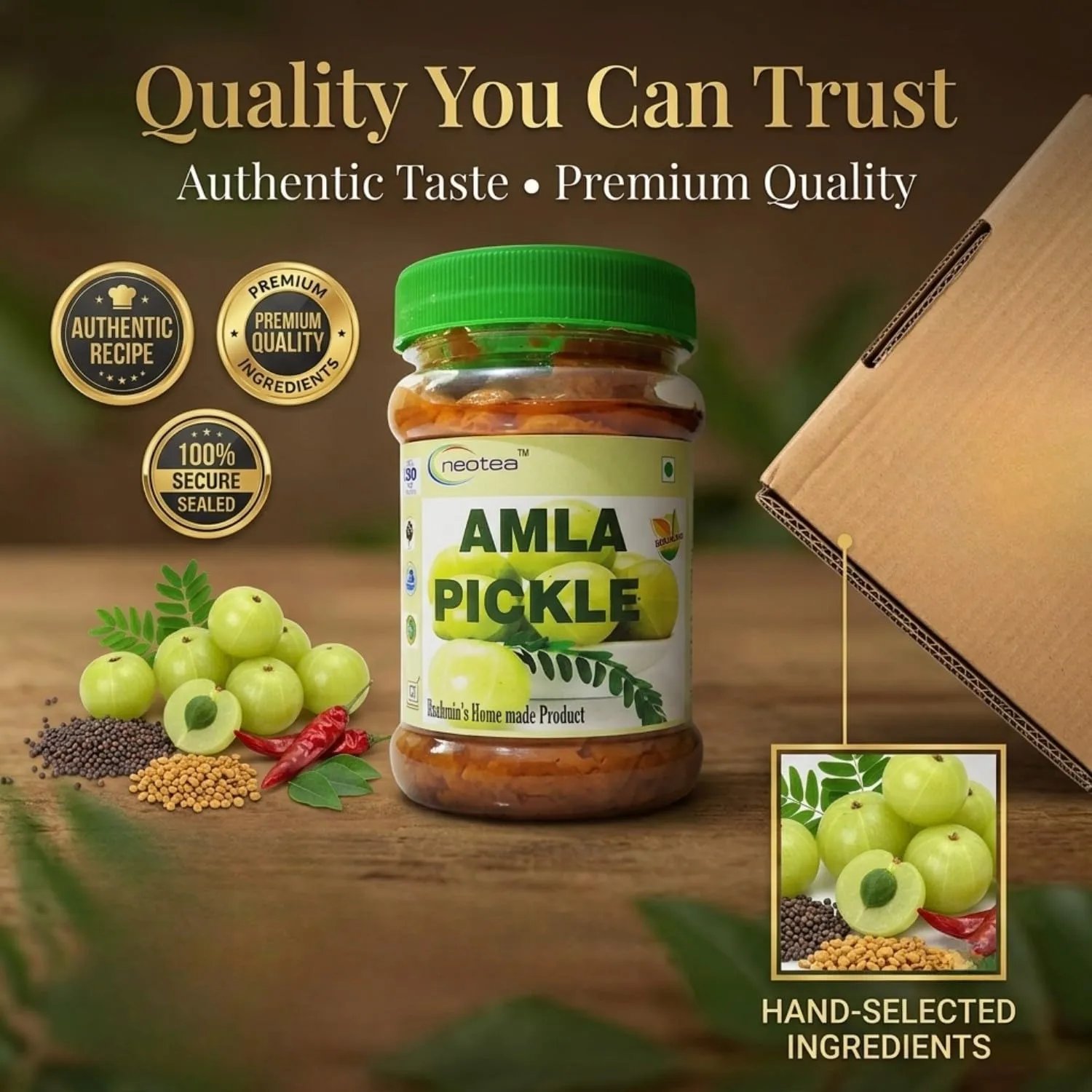 Homemade Amla Pickle | Indian Gooseberry Pickle | Traditional Amla Pickle | Tangy and Spicy Pickle