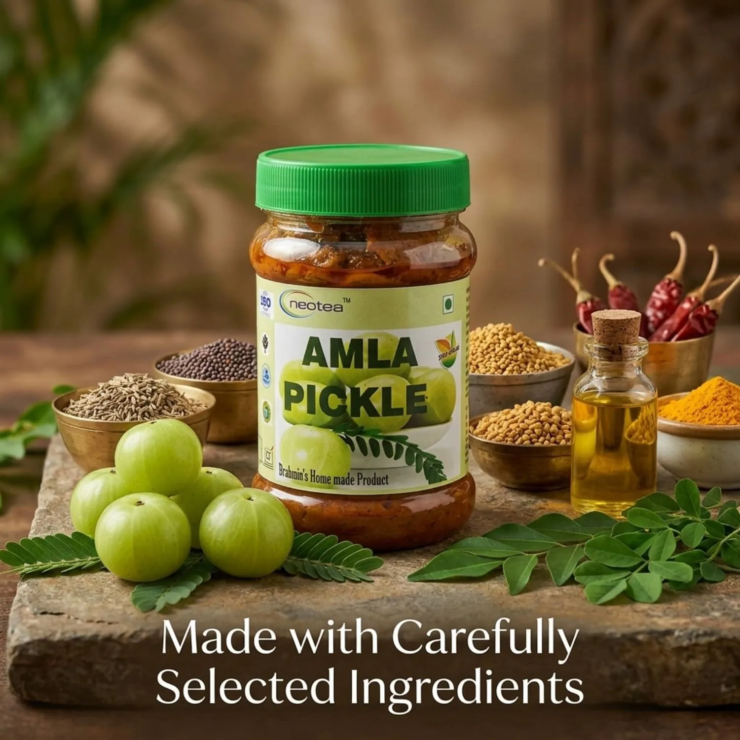 Homemade Amla Pickle | Indian Gooseberry Pickle | Traditional Amla Pickle | Tangy and Spicy Pickle