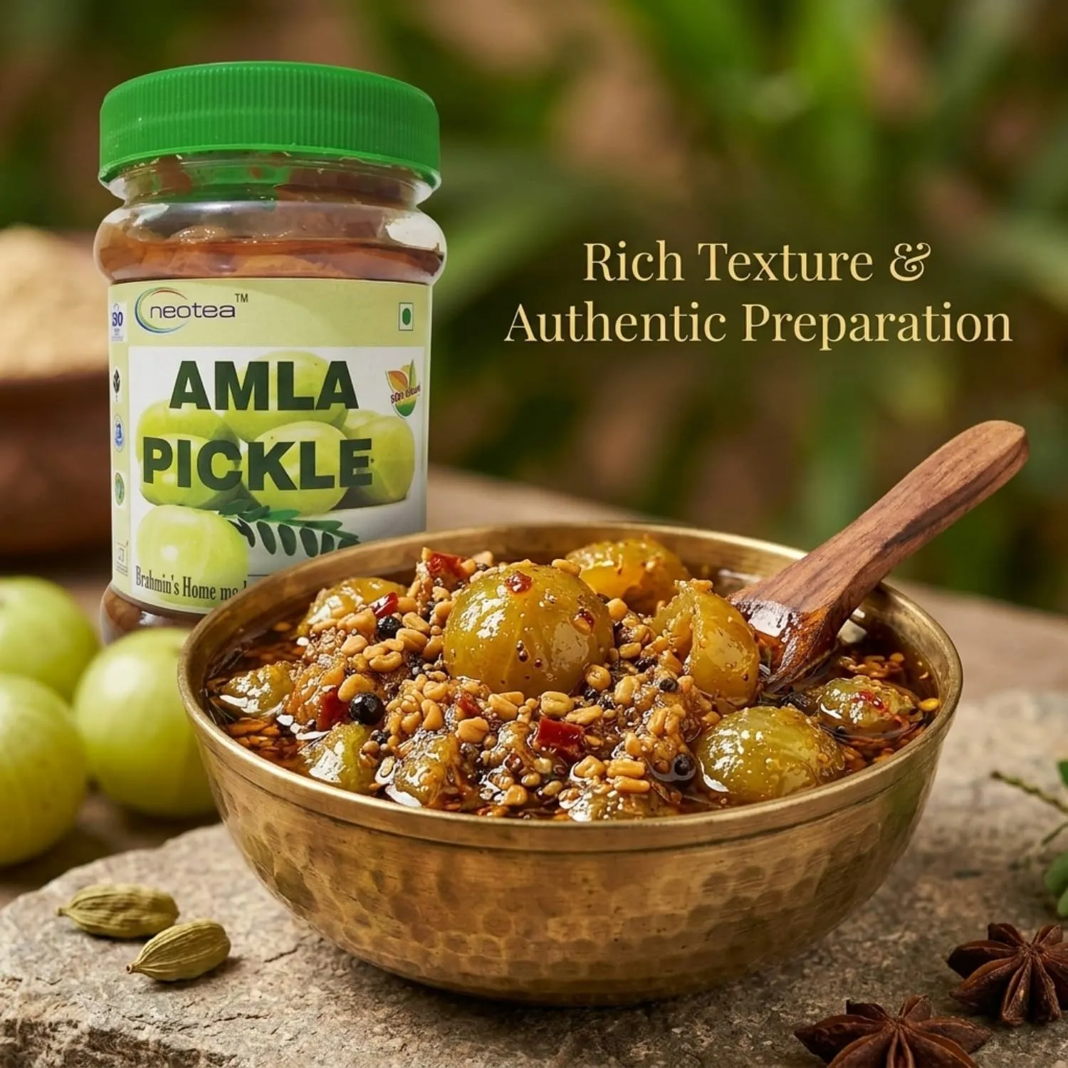 Homemade Amla Pickle | Indian Gooseberry Pickle | Traditional Amla Pickle | Tangy and Spicy Pickle
