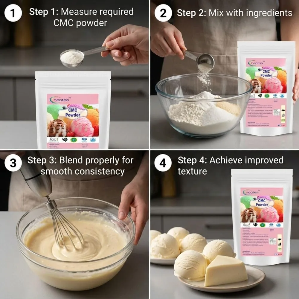CMC Carboxymethyl Cellulose Powder | Food-Grade, Ideal for Soft