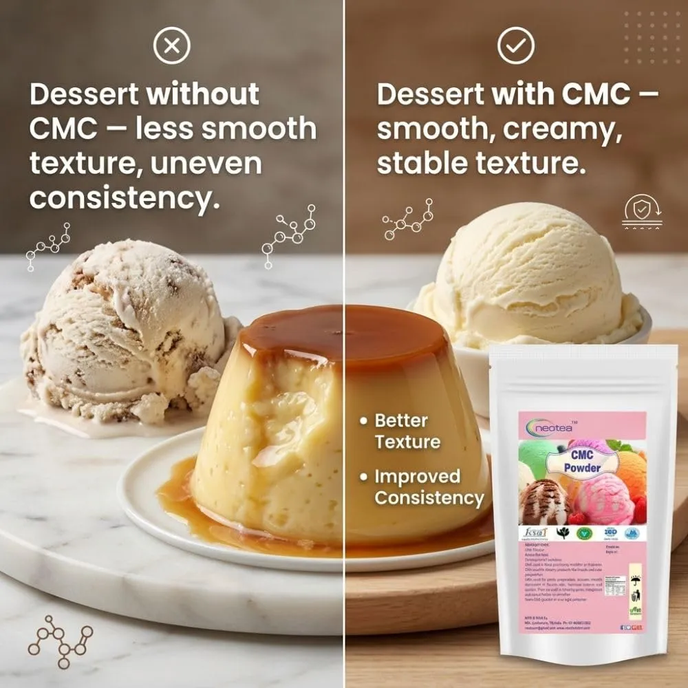 CMC Carboxymethyl Cellulose Powder | Food-Grade, Ideal for Soft