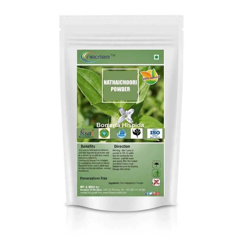 Nathaichoori Powder | Borreria Articularis Herbal Powder | Traditional Herb | Natural Plant Powder