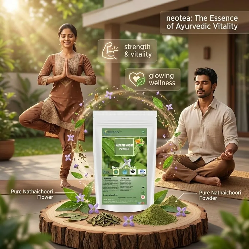 Nathaichoori Powder | Borreria Articularis Herbal Powder | Traditional Herb | Natural Plant Powder