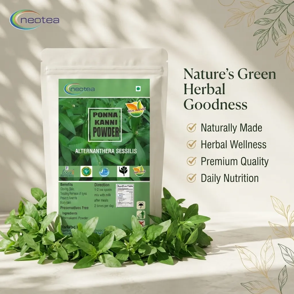 Ponnanganni Powder | Alternanthera Sessilis Powder | Ponnaganti Matsyaakshi Gudari Sag | Dwarf Copper Leaf | Ponnankanni Keerai Saag | Joyweed for Skin, Hair, Digestion & Immunity | Gudrisag Honagonne Sag | Pure & Natural