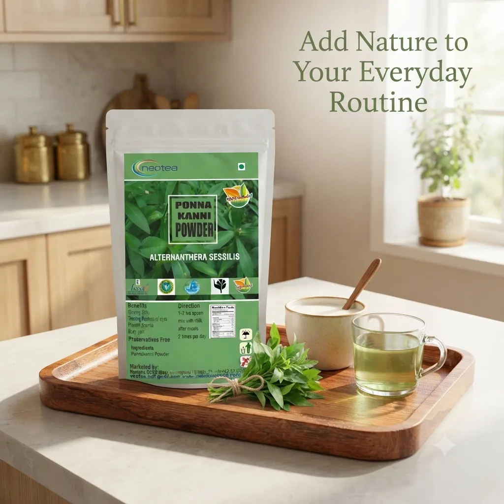 Ponnanganni Powder | Alternanthera Sessilis Powder | Ponnaganti Matsyaakshi Gudari Sag | Dwarf Copper Leaf | Ponnankanni Keerai Saag | Joyweed for Skin, Hair, Digestion & Immunity | Gudrisag Honagonne Sag | Pure & Natural