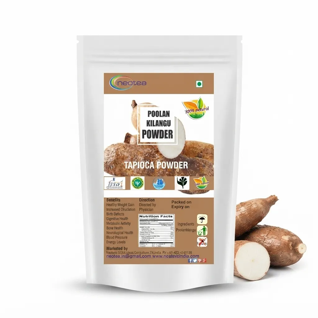 Tapioca Flour | Sabudana Atta | Tapioca Starch | Organic Cassava Powder | Keto & Fasting Friendly | Poolankilangu | Kichili Kilangu | Zedoary | Gluten-Free, Non-GMO, Additive-Free