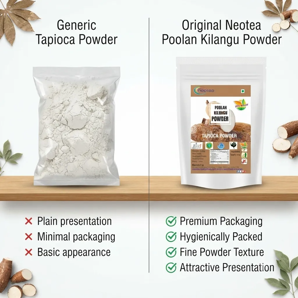 Tapioca Flour | Sabudana Atta | Tapioca Starch | Organic Cassava Powder | Keto & Fasting Friendly | Poolankilangu | Kichili Kilangu | Zedoary | Gluten-Free, Non-GMO, Additive-Free