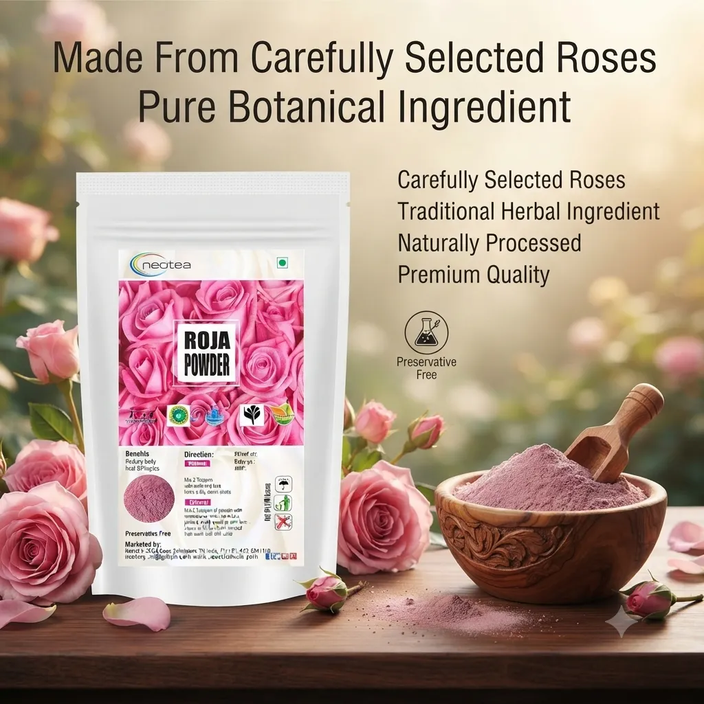 Rose Petal Powder | 100% Pure & Natural | Antioxidant Support for Skin Health | Rosa Indica & Centifolia | Face Mask, Tanning, Glowing Skin | Hair & Facial Care | Enriched with Vitamin A | DIY Baby Bath & Juice Drink | Organic