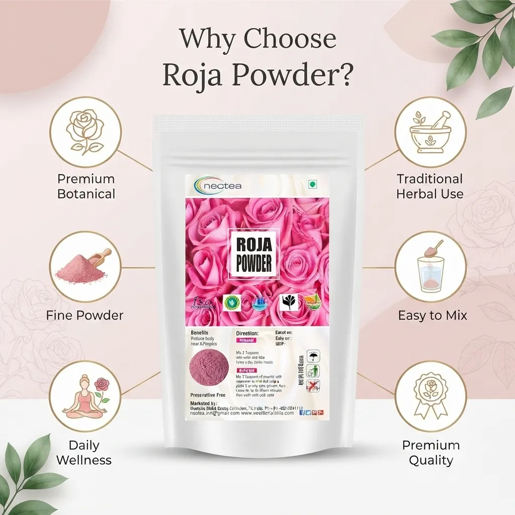 Rose Petal Powder | 100% Pure & Natural | Antioxidant Support for Skin Health | Rosa Indica & Centifolia | Face Mask, Tanning, Glowing Skin | Hair & Facial Care | Enriched with Vitamin A | DIY Baby Bath & Juice Drink | Organic