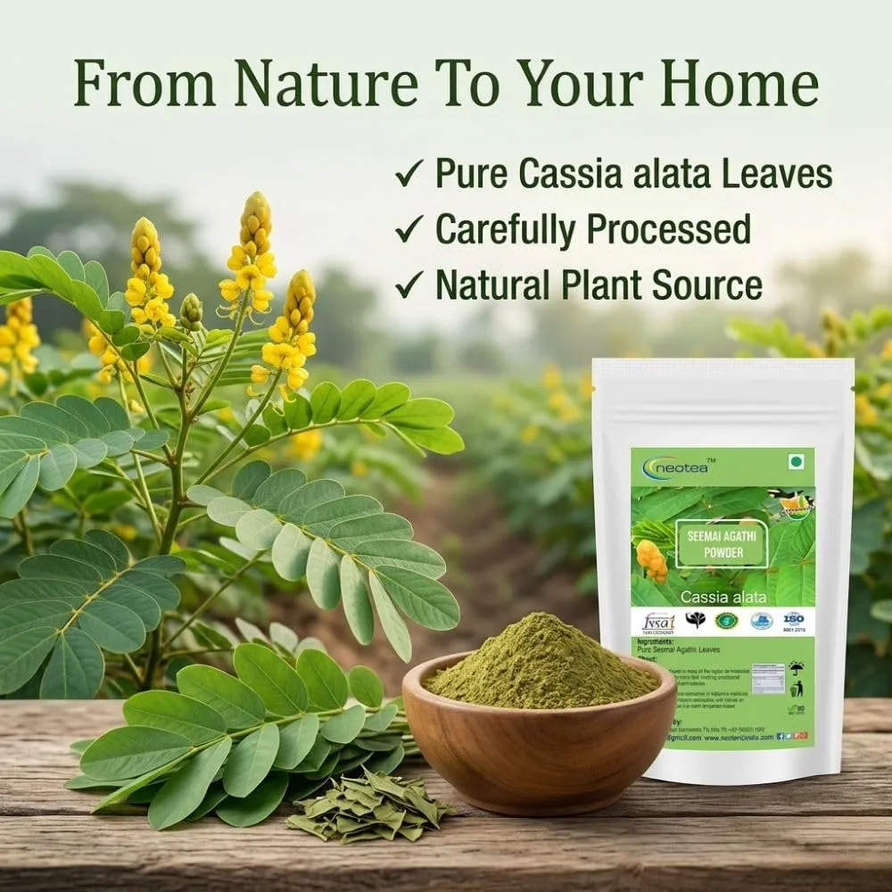 Seemai Agathi Powder Agathi Keerai Powder | Hummingbird Sesbania | Alata Cassia | Alata Leaves Powder | Agasti | Agastya | Bak Phul Leaves Powder | Dirghaphalaka Powder