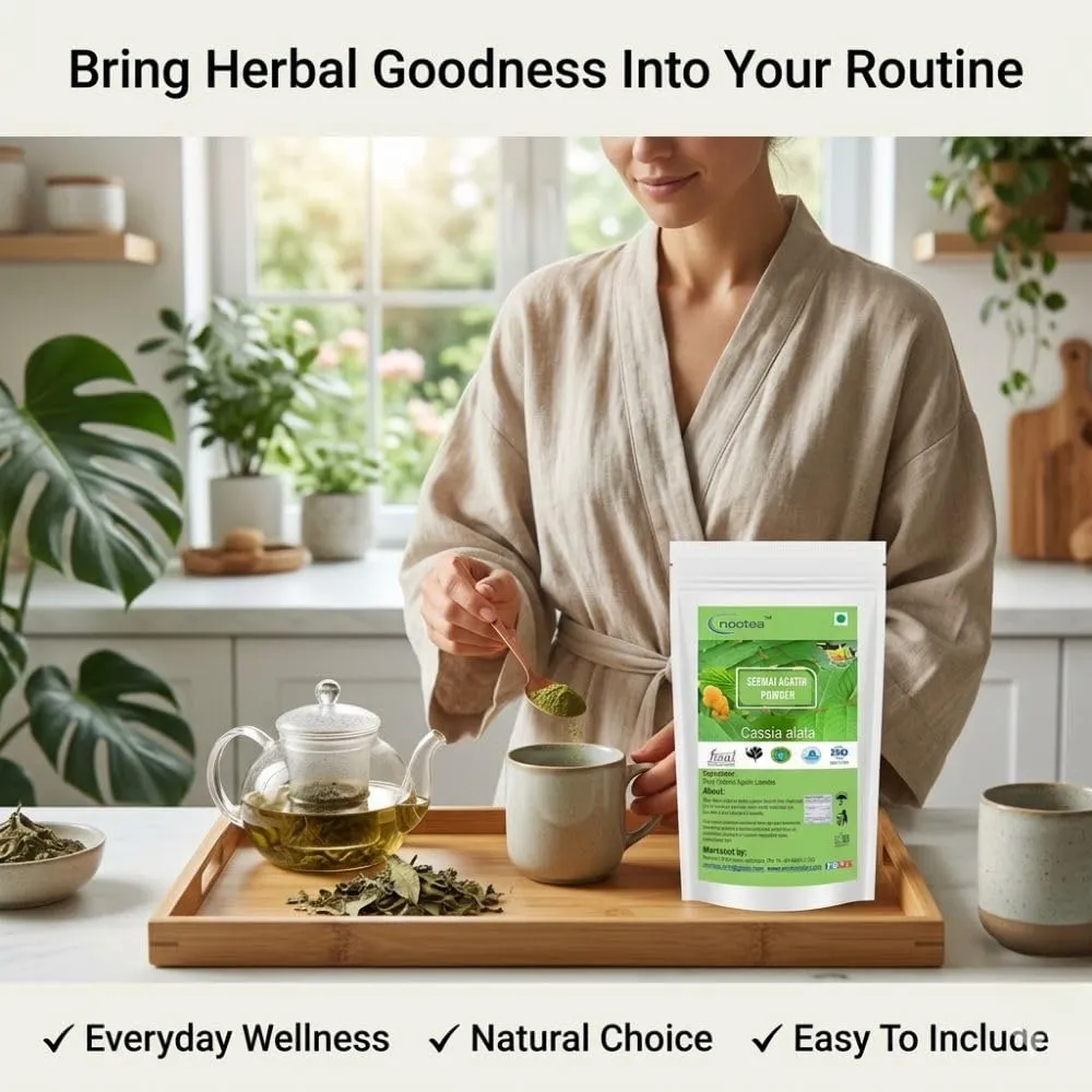 Seemai Agathi Powder Agathi Keerai Powder | Hummingbird Sesbania | Alata Cassia | Alata Leaves Powder | Agasti | Agastya | Bak Phul Leaves Powder | Dirghaphalaka Powder