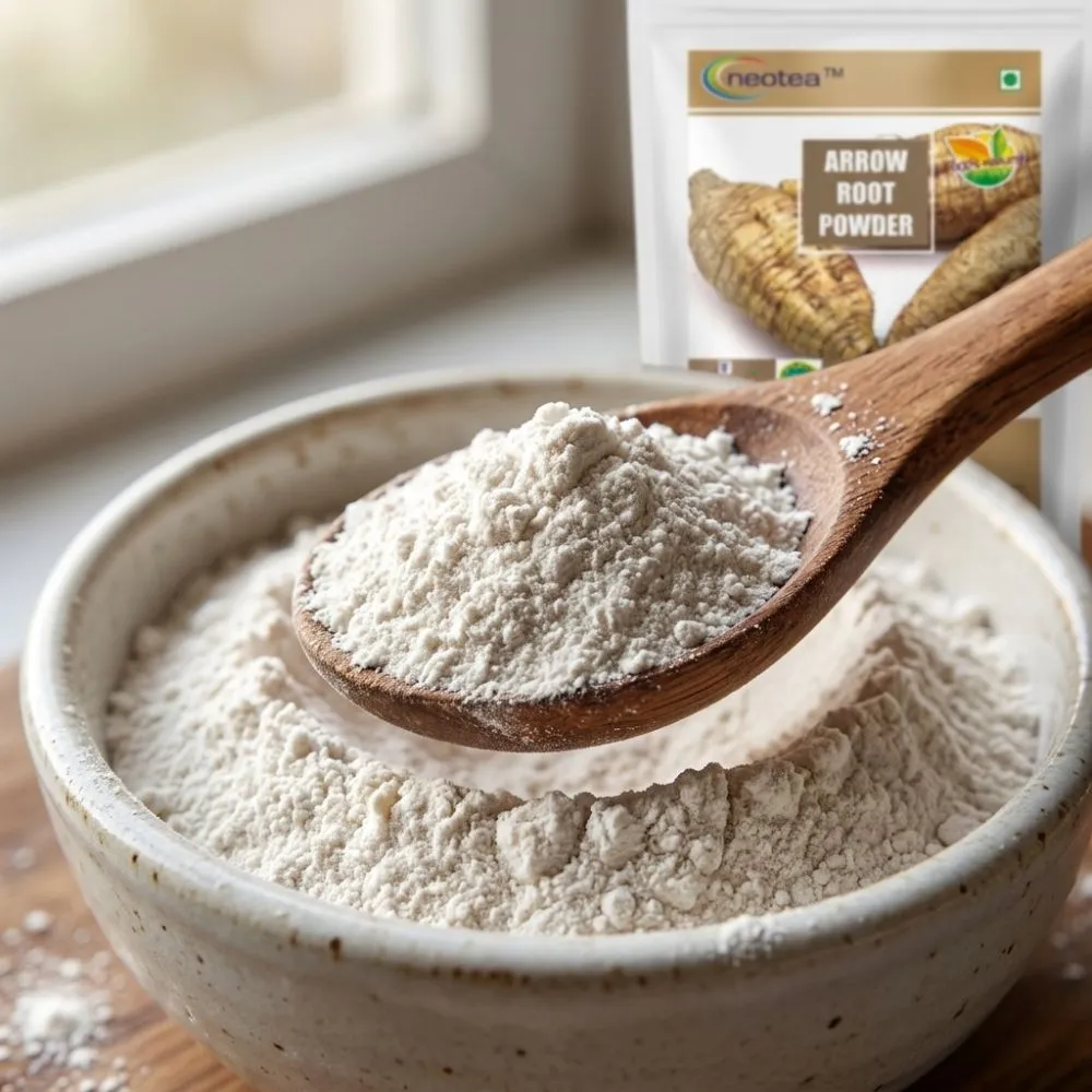Arrow Root Powder | Koova Podi | Arrowroot Flour | Natural Starch Powder for Cooking, Baking & Traditional Recipes | Fine Texture | 100% Pure