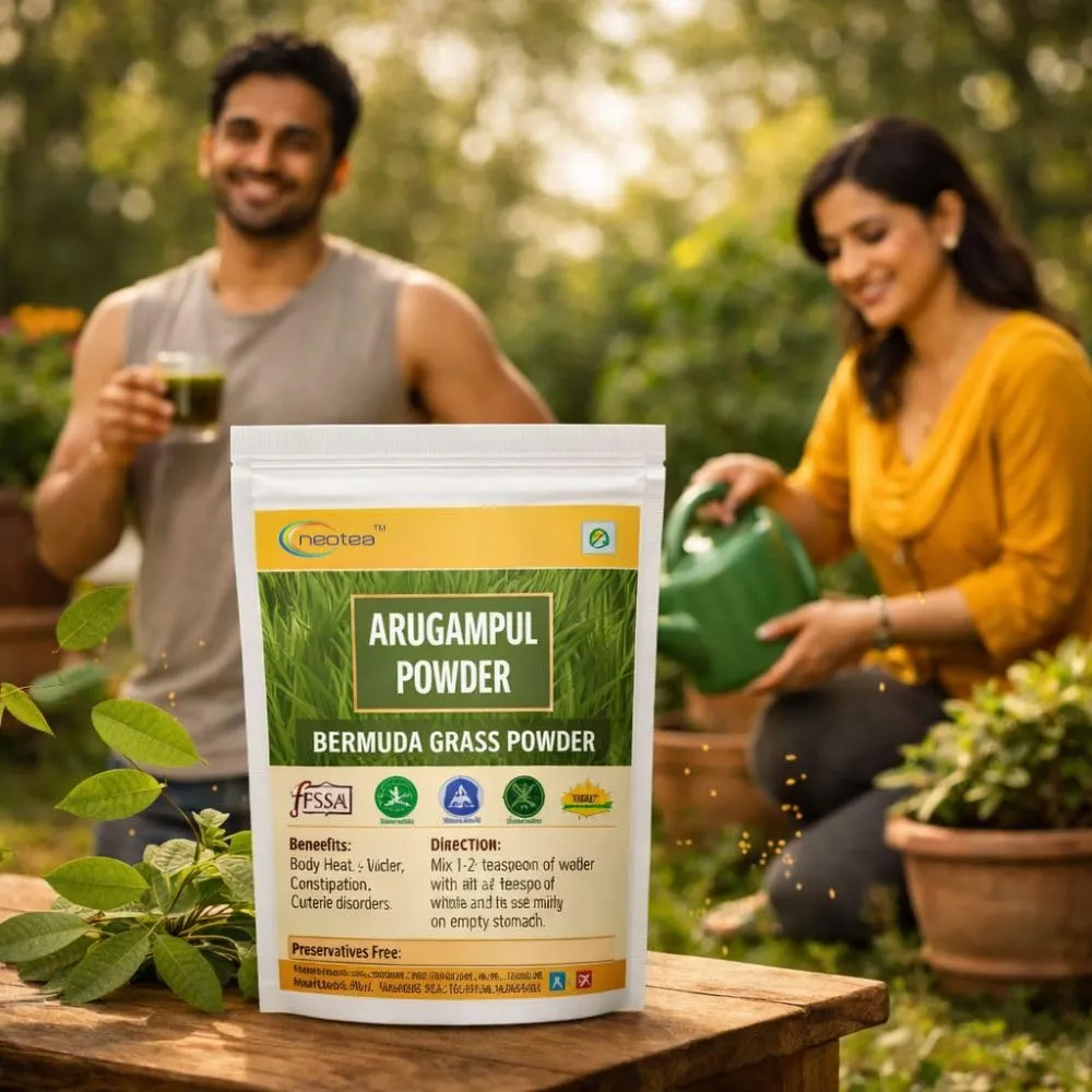 Arugampul Powder | Bermuda Grass Powder | Cynodon Dactylon | 100% Natural Dried Arugampul | Traditional Herbal Wellness Powder | No Added Preservatives