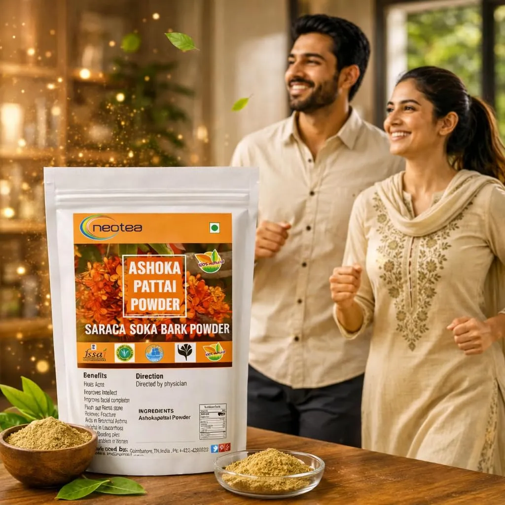 Ashoka Pattai Powder | Saraca Asoca Bark Powder | 100% Natural Herbal Powder | Traditional Ayurvedic Herb | Fine Ground Ashoka Bark