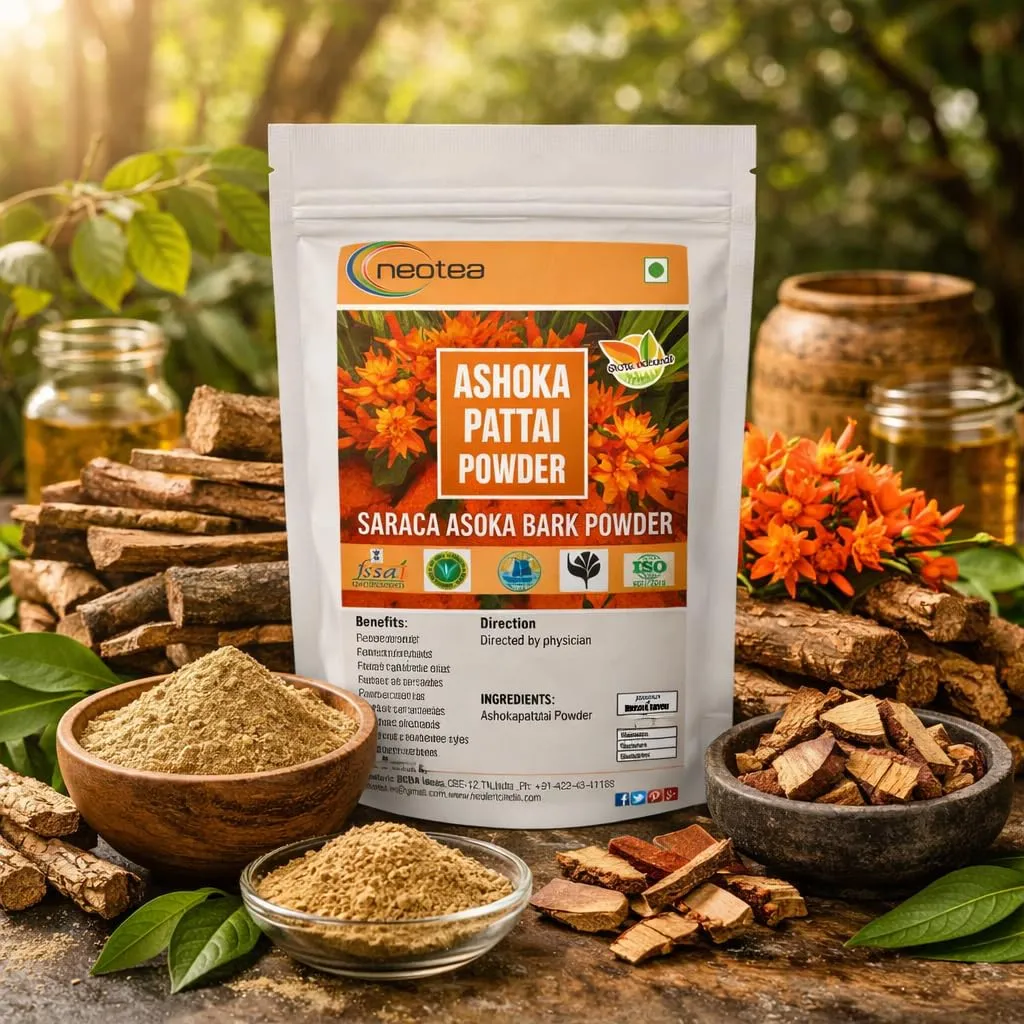 Ashoka Pattai Powder | Saraca Asoca Bark Powder | 100% Natural Herbal Powder | Traditional Ayurvedic Herb | Fine Ground Ashoka Bark