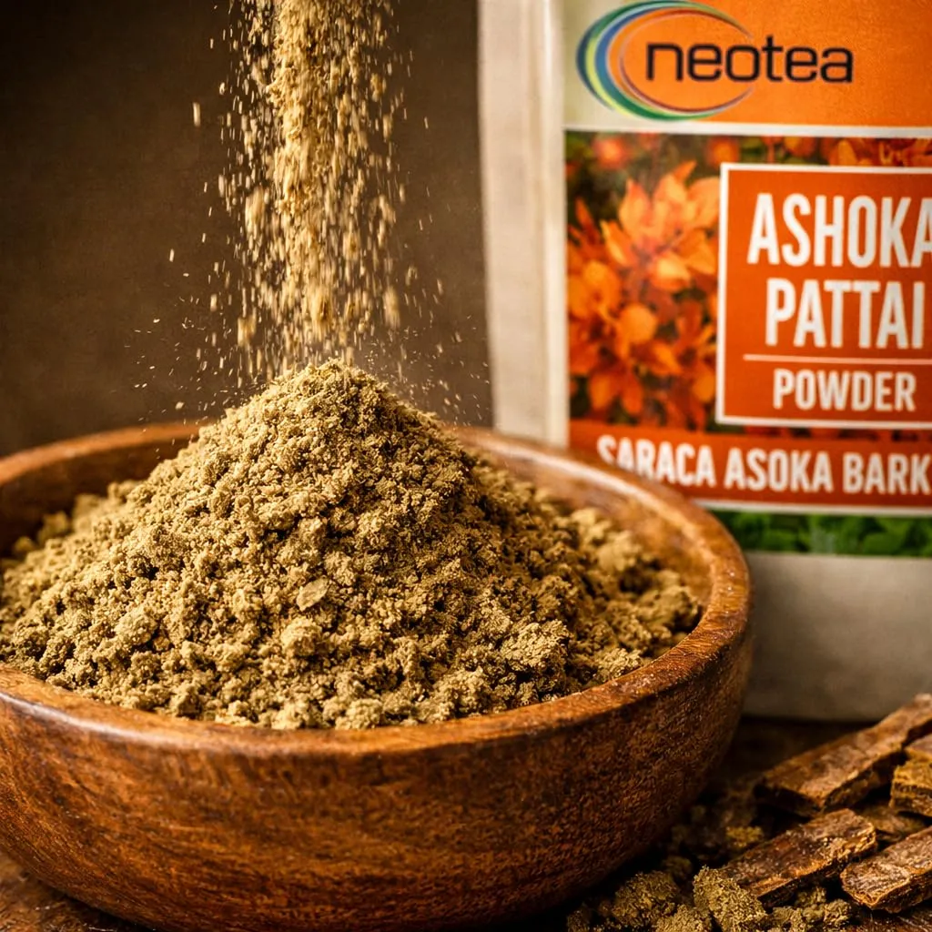 Ashoka Pattai Powder | Saraca Asoca Bark Powder | 100% Natural Herbal Powder | Traditional Ayurvedic Herb | Fine Ground Ashoka Bark