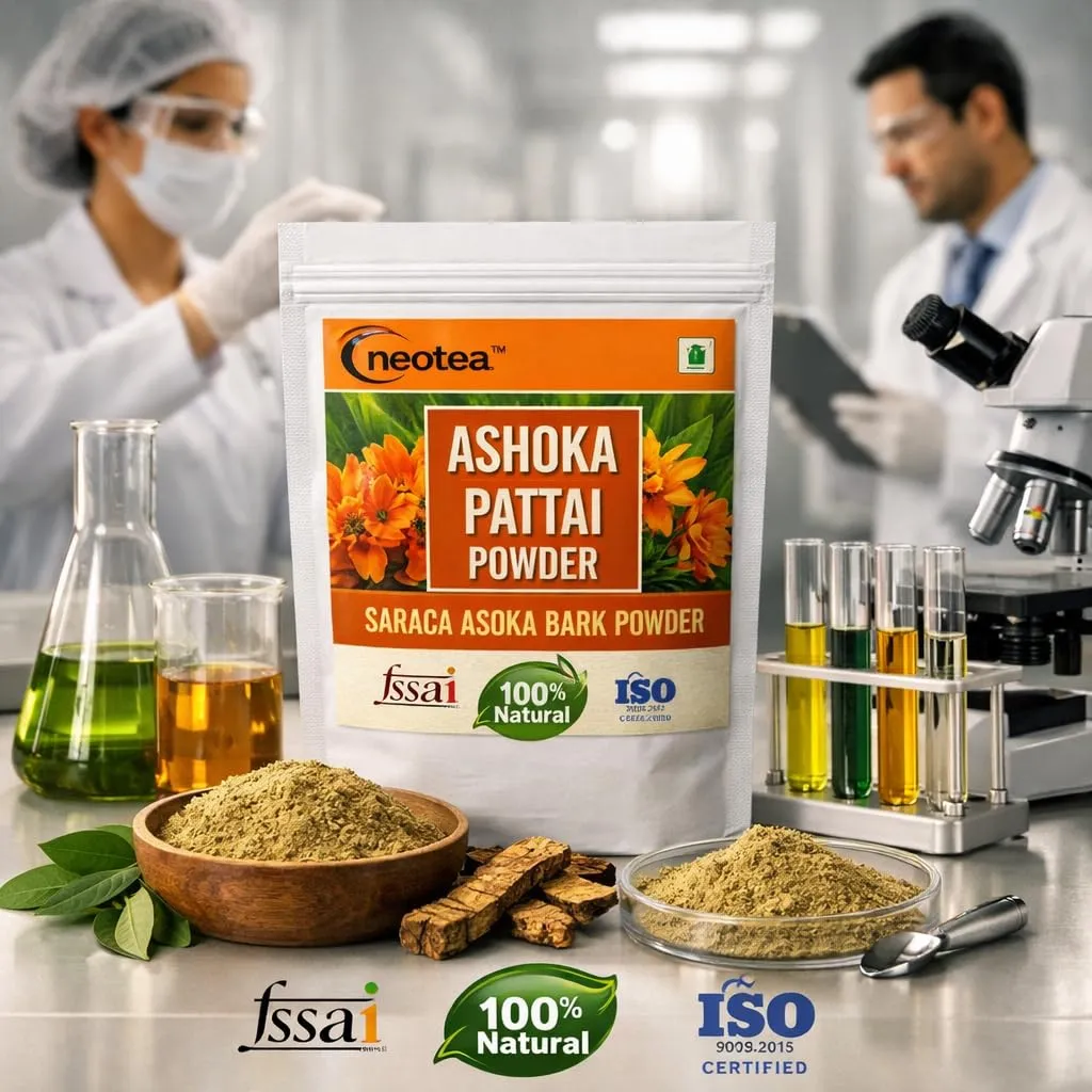 Ashoka Pattai Powder | Saraca Asoca Bark Powder | 100% Natural Herbal Powder | Traditional Ayurvedic Herb | Fine Ground Ashoka Bark