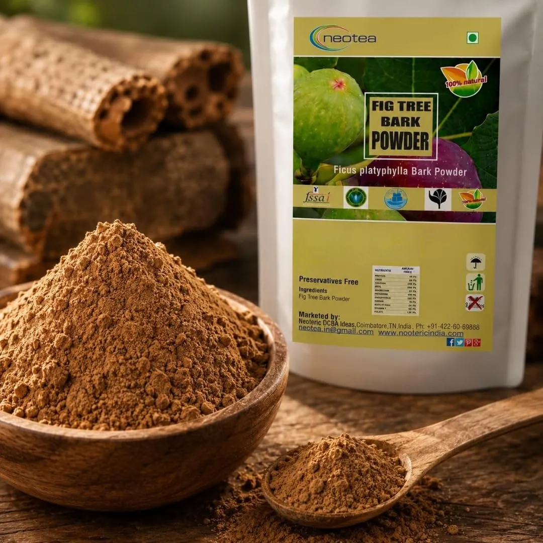 Athipattai Powder | Fig Tree Bark Powder | Natural Herbal Ingredient | Traditionally Used Botanical Powder | Fine Ground | 100% Natural | For Herbal Preparations
