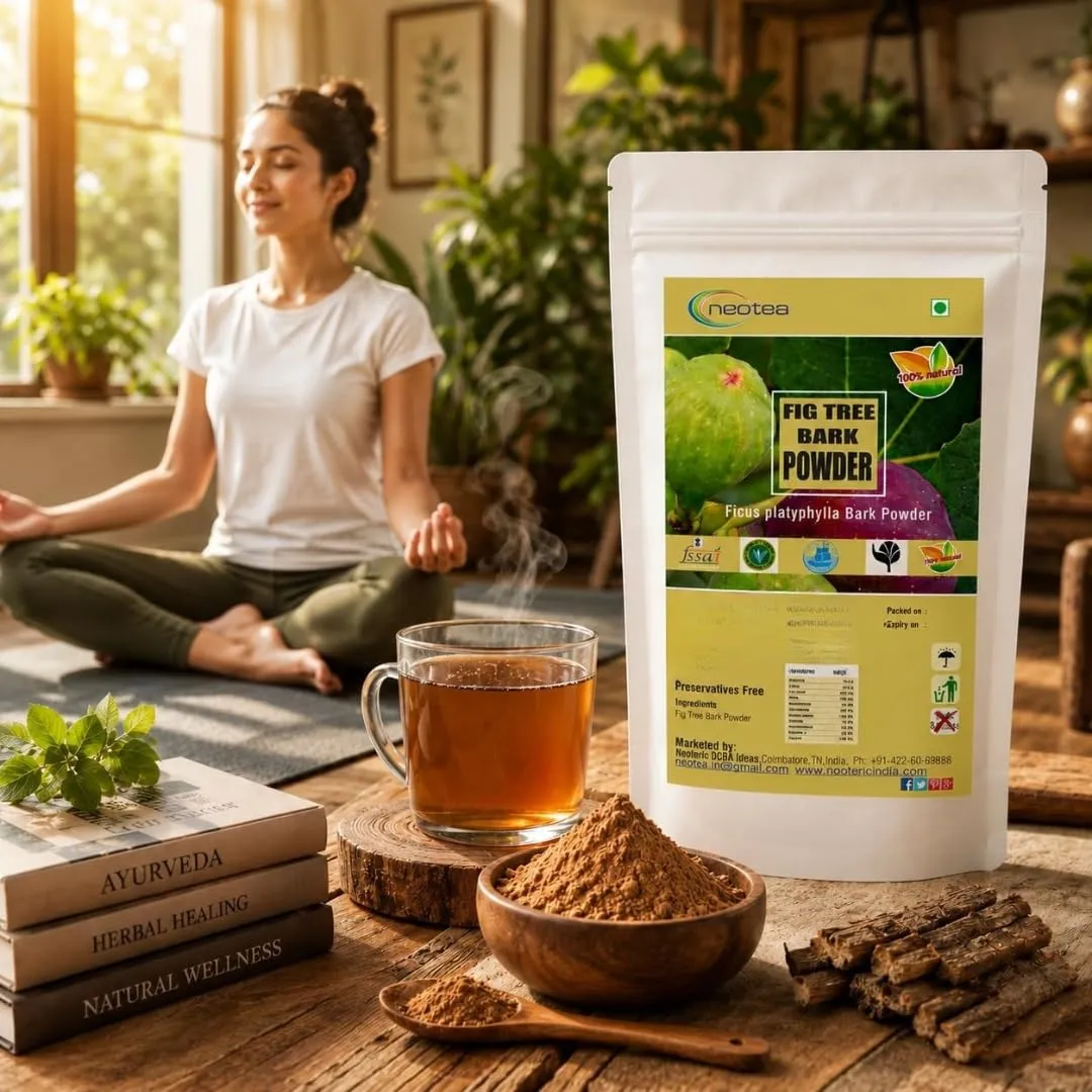 Athipattai Powder | Fig Tree Bark Powder | Natural Herbal Ingredient | Traditionally Used Botanical Powder | Fine Ground | 100% Natural | For Herbal Preparations