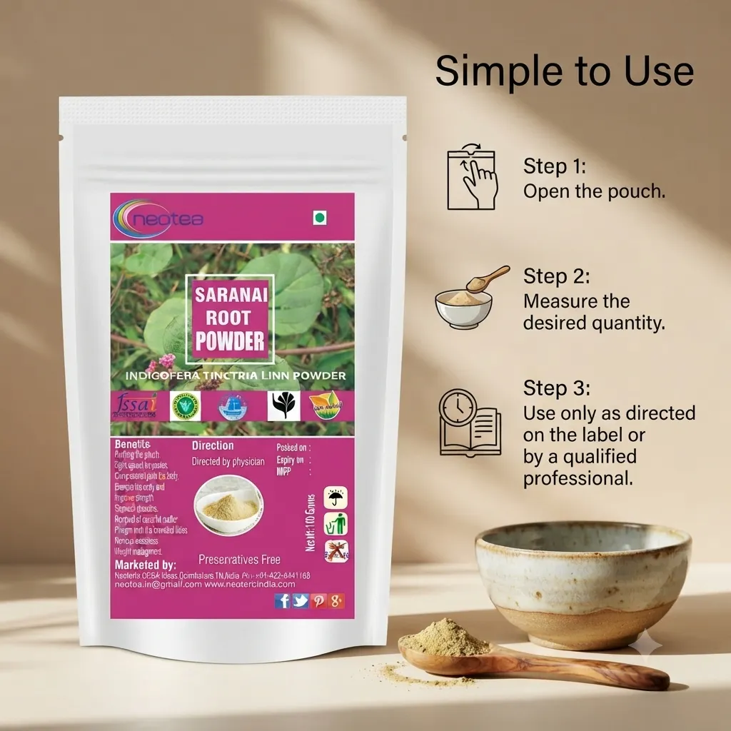 Saranai Root | Punarnava Powder | Boerhavia Diffusa Root | Kidney Rejuvenation | Liver & Urinary Wellness | Sathi Jadd | Mukirattai Leaves | Pure & Natural | Certified Organic | Punarva Diffusa | INDIA ORGANIC Certified Herbal Supplement