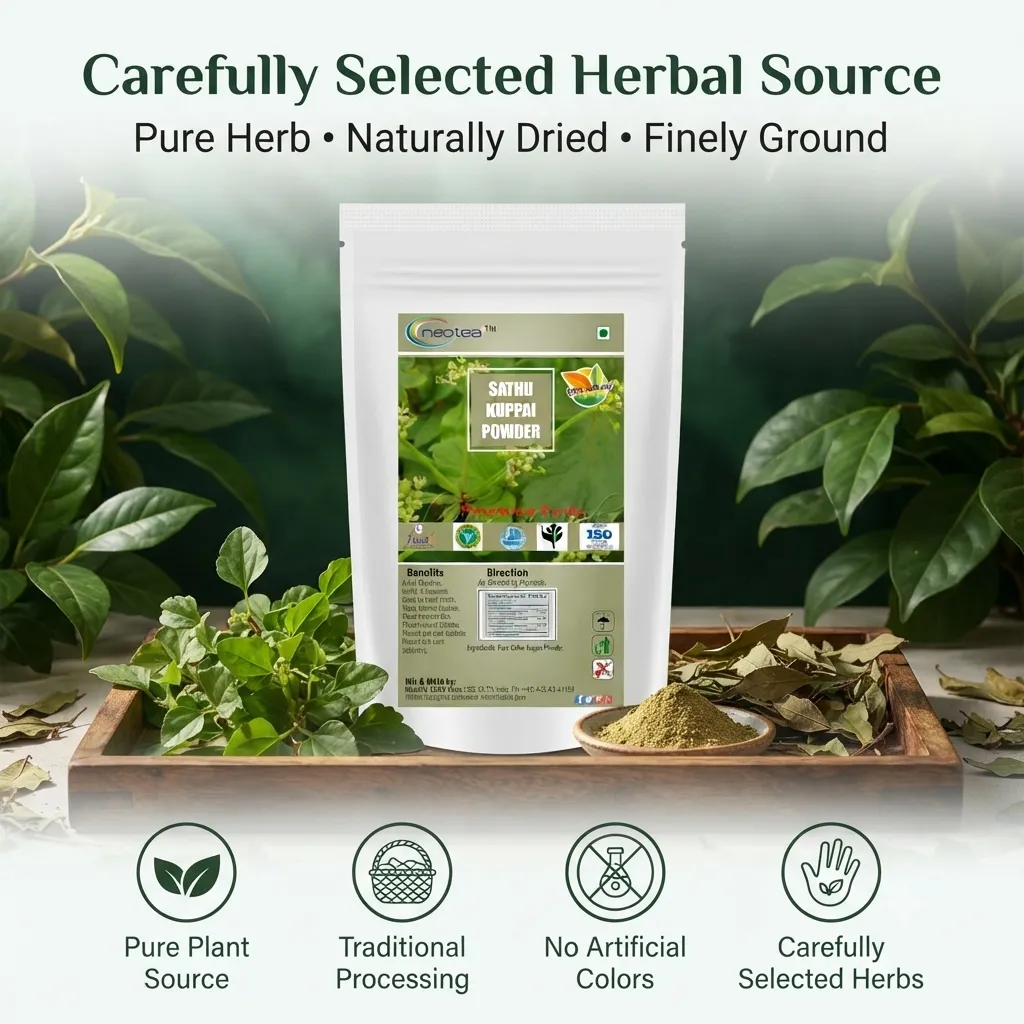 Sathakuppai Powder 100% Natural Dill Seed Powder | Finely Ground Sathakuppai for Traditional Cooking & Everyday Food Preparations | Aromatic Herbal Ingredient