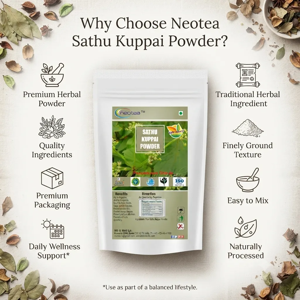 Sathakuppai Powder 100% Natural Dill Seed Powder | Finely Ground Sathakuppai for Traditional Cooking & Everyday Food Preparations | Aromatic Herbal Ingredient