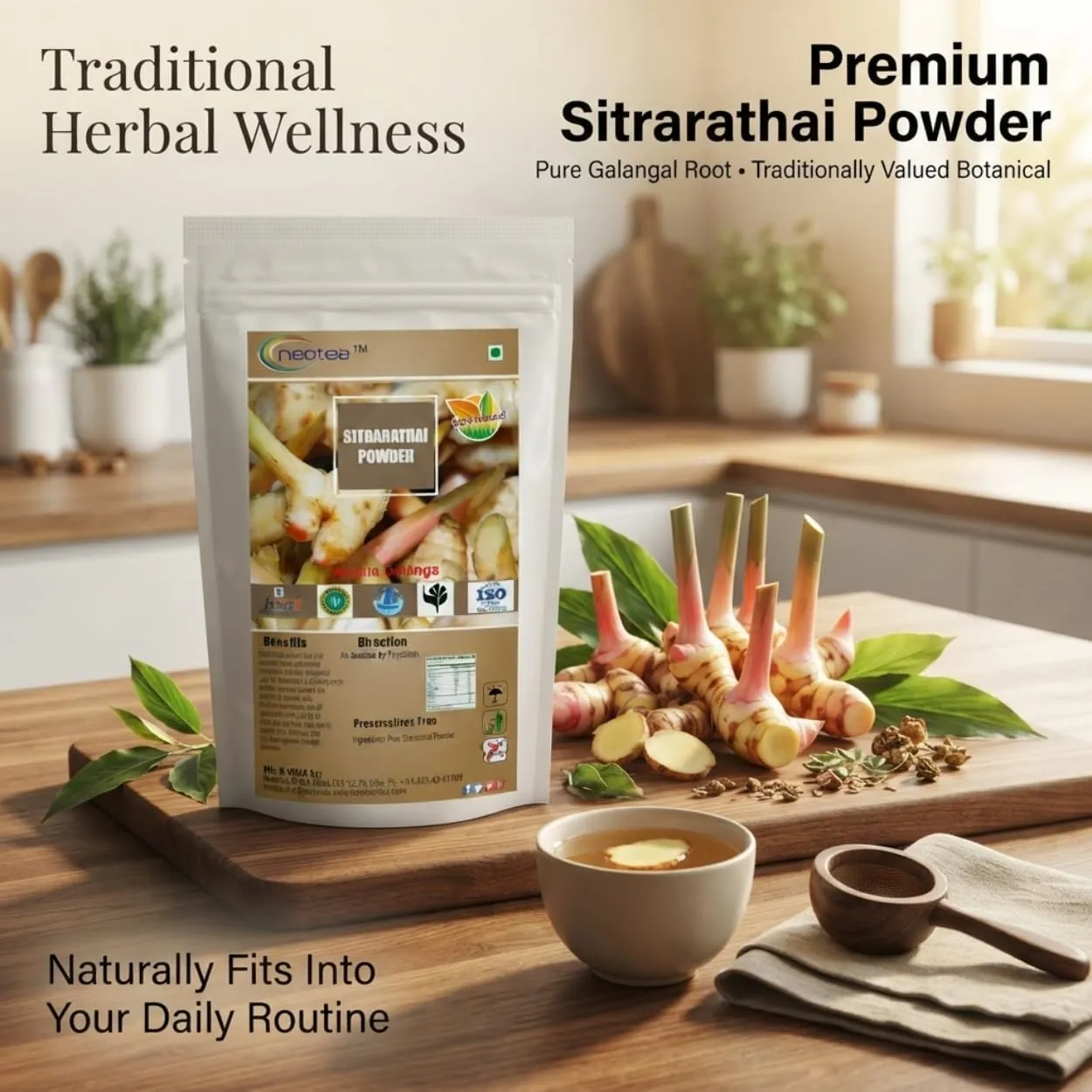 Sitrarathai Powder (Chitharathai / Lesser Galangal Root Powder) – 100% Natural Finely Ground Herbal Powder, Traditional South Indian Ingredient, Aromatic Root Powder for Everyday Cooking & Homemade Preparations