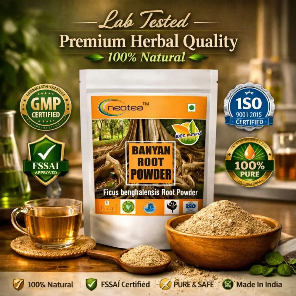 Banyan Root Powder | Natural Banyan Tree Root Herbal Powder | Traditional Ayurvedic Ingredient | Fine Ground Botanical Powder | 100% Natural Plant-Based Ingredient