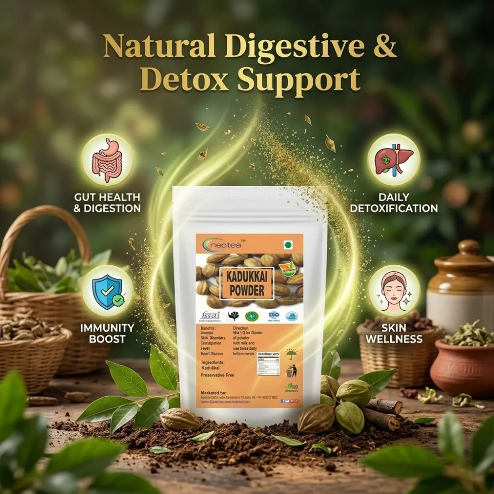 Kadukkai Powder | Haritaki Powder | Terminalia Chebula Fruit Powder | 100% Natural Herbal Powder | Traditional Ayurvedic Wellness Ingredient