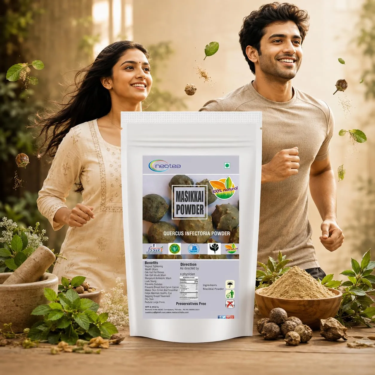 Masikkai Powder | Natural Masikkai Herbal Powder | Traditional Ayurvedic Ingredient | Pure Fine Powder for Traditional Wellness & Personal Care | 100% Natural