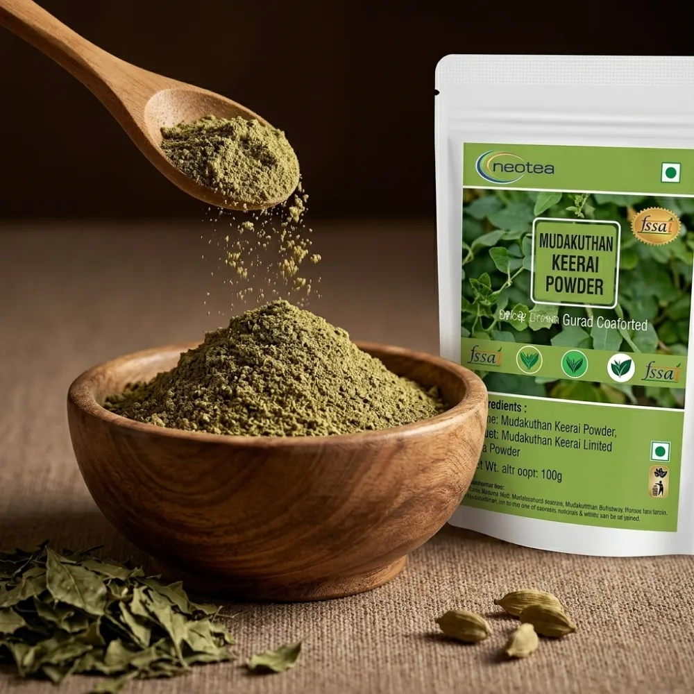 Mudakathan Keerai Powder | Balloon Vine Leaf Powder | Cardiospermum Halicacabum | 100% Natural Herbal Leaf Powder | Traditional Ayurvedic Ingredient