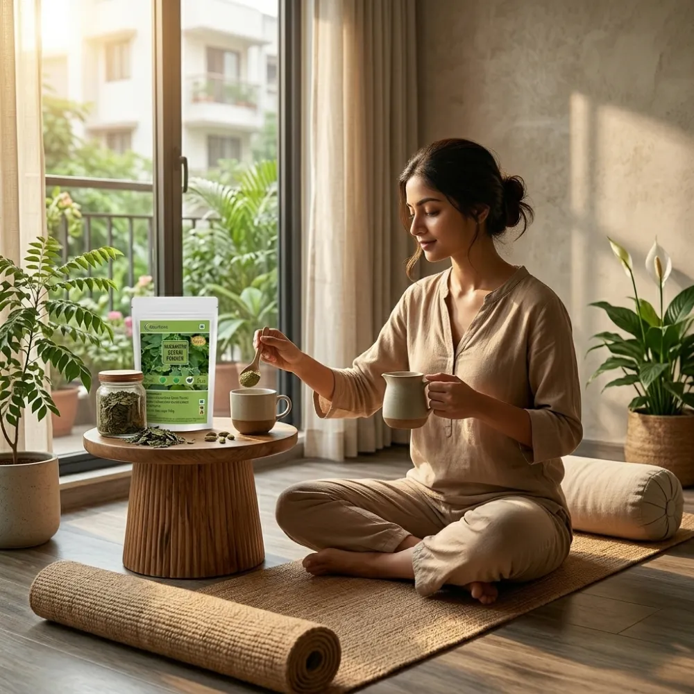 Mudakathan Keerai Powder | Balloon Vine Leaf Powder | Cardiospermum Halicacabum | 100% Natural Herbal Leaf Powder | Traditional Ayurvedic Ingredient