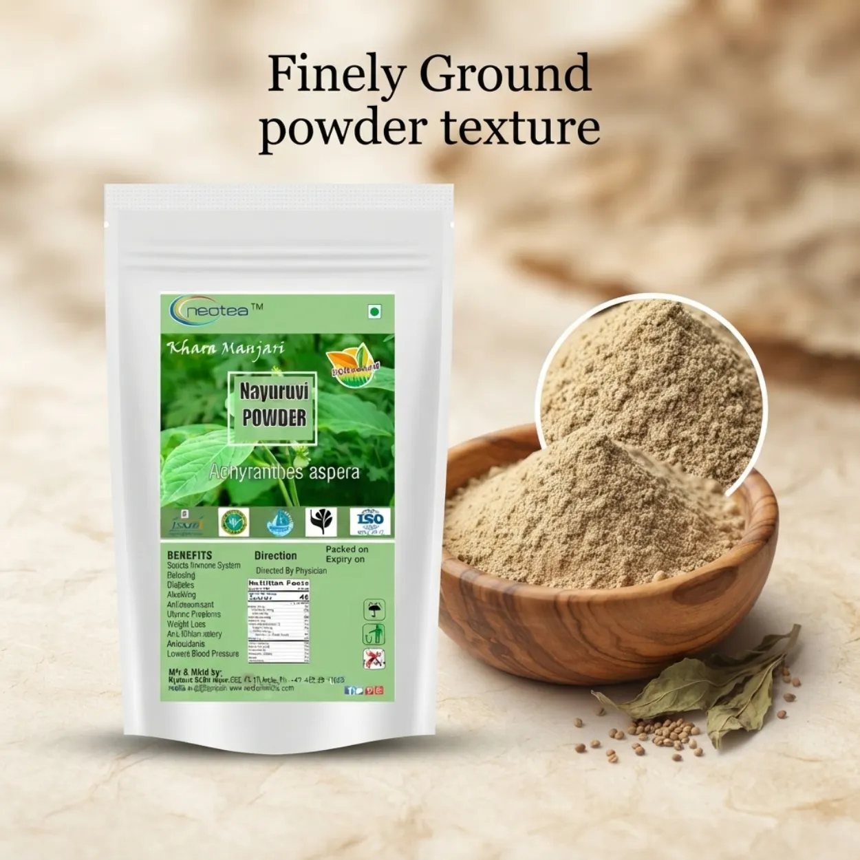 Nayuruvi Powder 100% Natural Herbal Powder | Nayuruvi Plant Powder | Ayurvedic Herbal Wellness Ingredient | Traditionally Used Herb | Pure & Natural