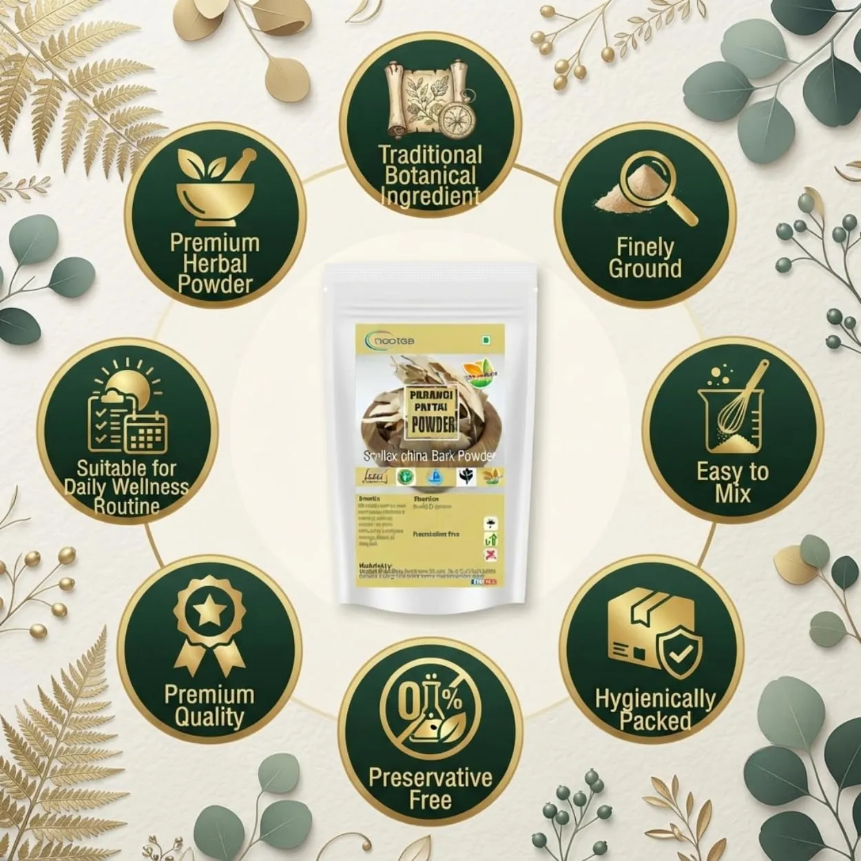 Parangipattai Powder | Traditional Herbal Powder | Finely Ground Natural Parangipattai | Carefully Processed & Hygienically Packed | Premium Quality Herbal Ingredient for Traditional Use