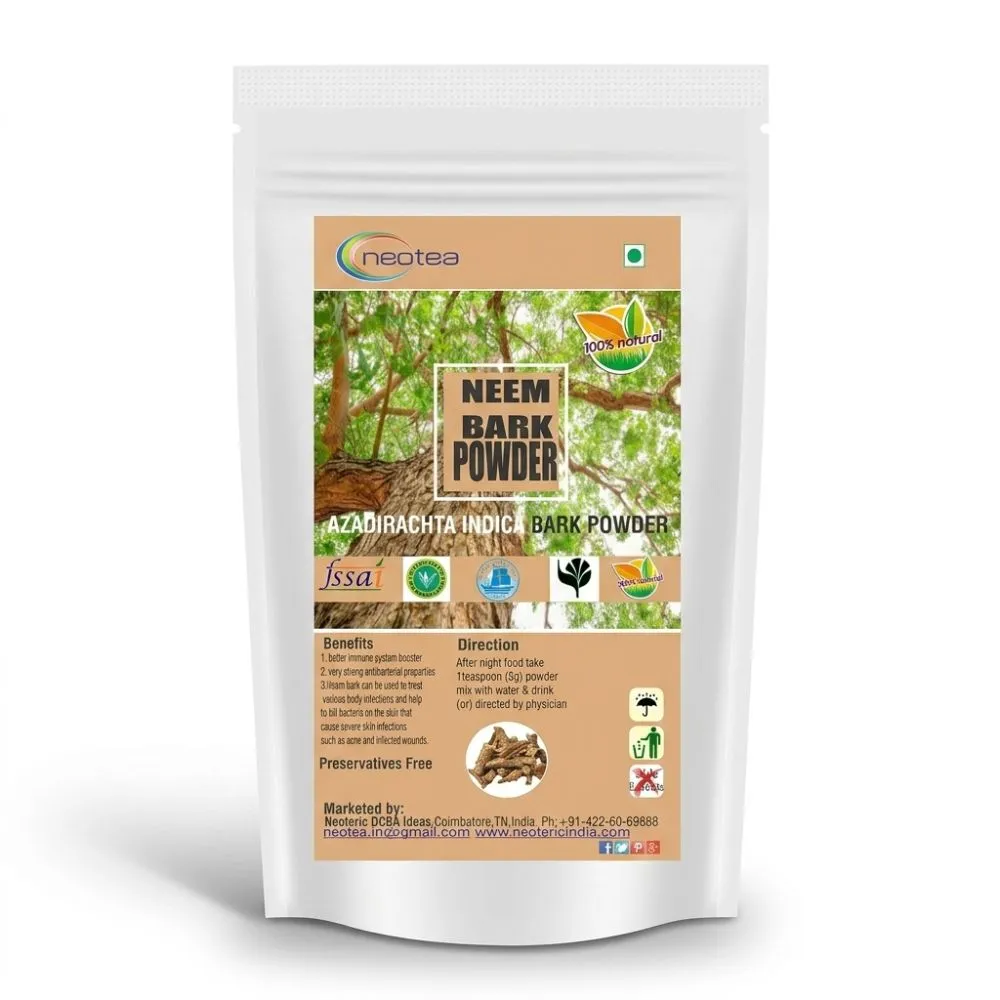 Neem Bark Powder 100% Natural Neem Tree Bark Herbal Powder | Traditionally Used Ayurvedic Ingredient | Supports Natural Wellness & Daily Herbal Lifestyle