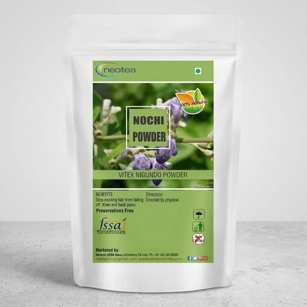 Nochi  Powder| Nirgundi Leaves Powder for Joint Pain Relief | Vitex Negundo, Chaste Tree, Nochi Leaves Churna | Natural Health Benefits for Inflammation & Mobility | Sambhalu, Nishinda, Sinduari
