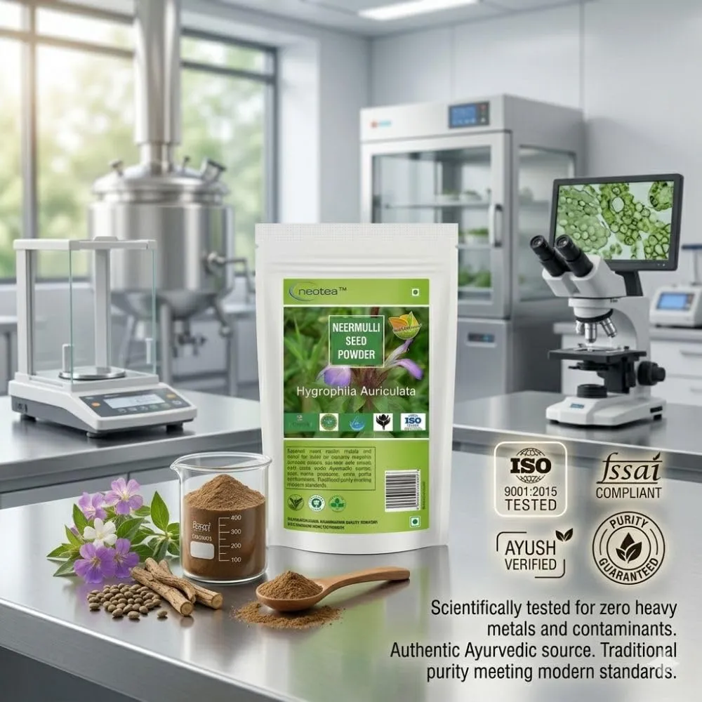 Neermulli Seed Powder | Premium Quality Dried Neermulli Seeds Powder | Herbal Powder for Traditional Use | 100% Natural & Pure | No Additives or Preservatives