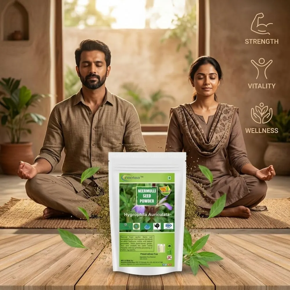 Neermulli Seed Powder | Premium Quality Dried Neermulli Seeds Powder | Herbal Powder for Traditional Use | 100% Natural & Pure | No Additives or Preservatives
