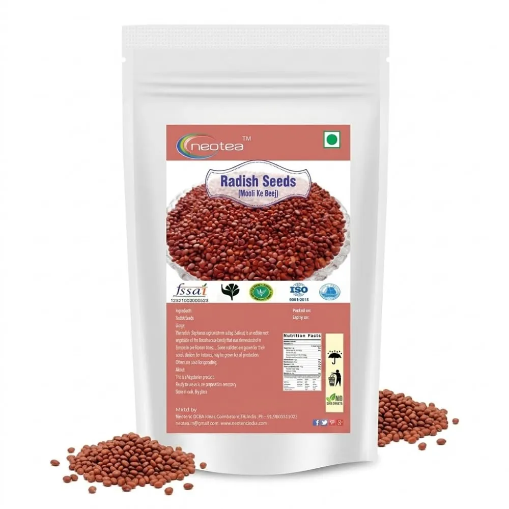 Radish Seeds (Mullangi Vidhai) | 100% Natural Whole Radish Seeds | Carefully Selected & Hygienically Packed | Traditional Ingredient for Everyday Cooking & Herbal Preparations | Premium Quality