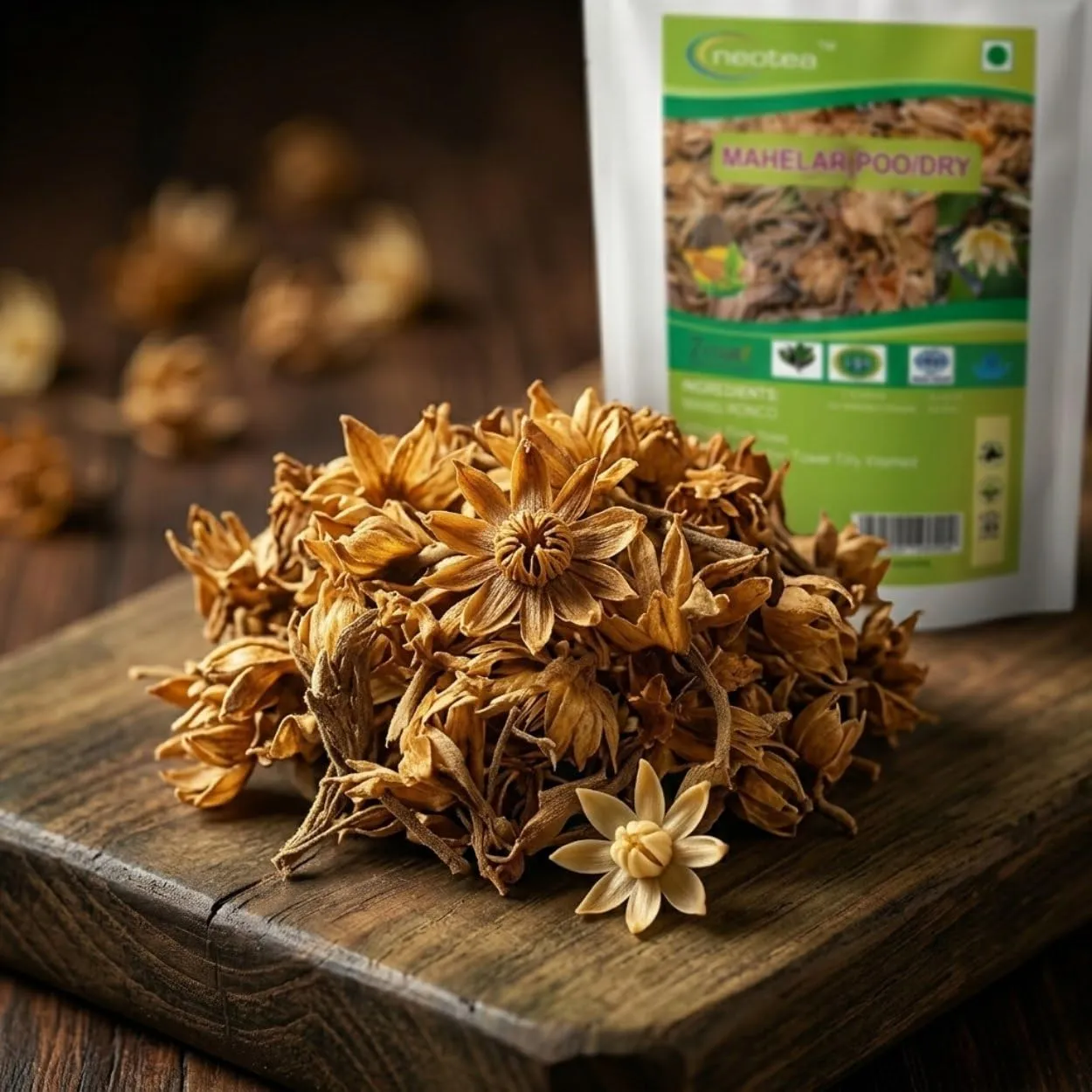Dried Magilam Poo (Maul Sari) Flower | Spanish Cherry Flower ,100% Pure & Natural, Ayurvedic Herb for Wellness, Skin Health, Detox, and Culinary Uses