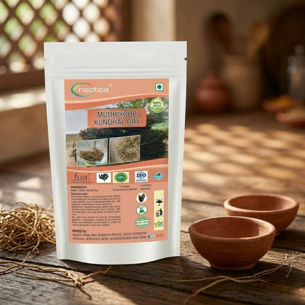 Muthiyar Koonthal Powder | Traditional Herbal Powder | Naturally Sourced & Finely Ground | Pure Plant-Based Ingredient for Traditional Beauty & Personal Care Routines | Carefully Packed | 100% Natural